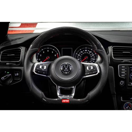 Volant design APR cuir + carbone pour VW Golf 7 GTI DSG