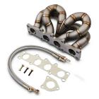 Collecteur inox gros conduits V4 pour turbo Ford Fiesta ST180 ST200