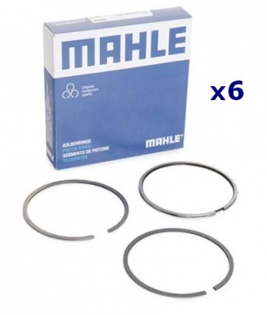 6 jeux de segments MAHLE pour Volkswagen Corrado VR6 2,9l (82,01mm)