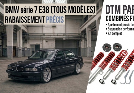 Amortisseurs combin&eacute;s filet&eacute;s BMW S&eacute;rie 7 E38