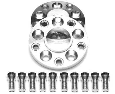 Cales de changement d\'entraxe 15mm 5x100 vers 5x112 66,66