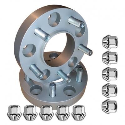 Cales de changement d\'entraxe 15mm 5x100 vers 5x114,3 pour Subaru