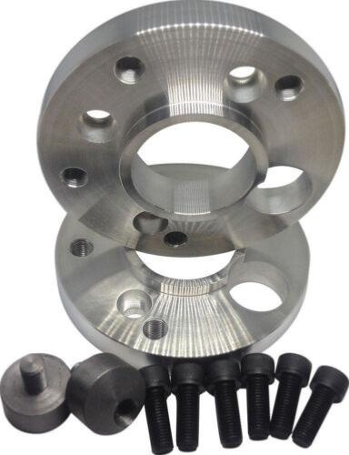 Cales de changement d\'entraxe 20mm 4x108 Peugeot vers 5x100 Audi VW