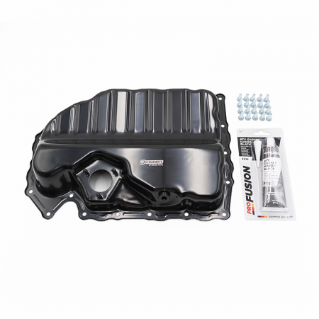 Carter d\'huile en acier (finition noir) pour VAG 2,0l TFSI EA888 gen3