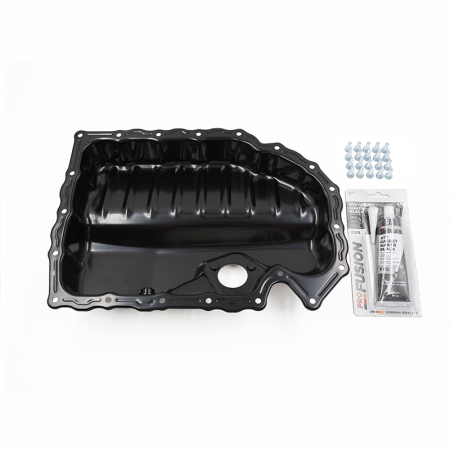 Carter d\'huile en acier (finition noir) pour VAG 2,0l TFSI EA888 gen3