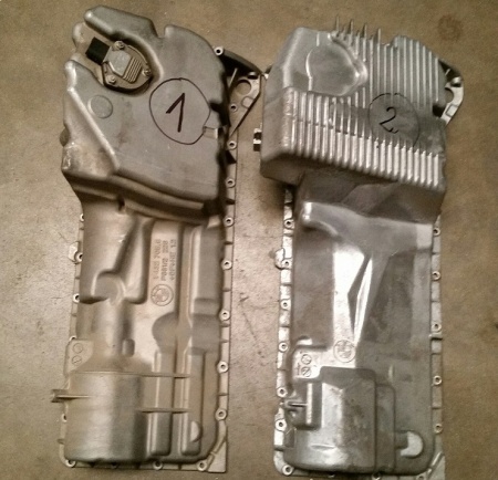 Cloison de carter / t&ocirc;le anti-d&eacute;jaugeage BMW 325i E36 M50B25