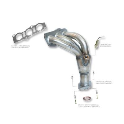 Collecteur d\'�chappement inox Citroen C1 / Peugeot 107 / Toyota Aygo