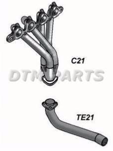 Collecteur d\'�chappement inox Ford Escort 1,6l 16v 90cv