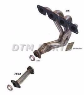Collecteur d\'échappement inox Ford Fiesta 1,6l 8v + XR2i