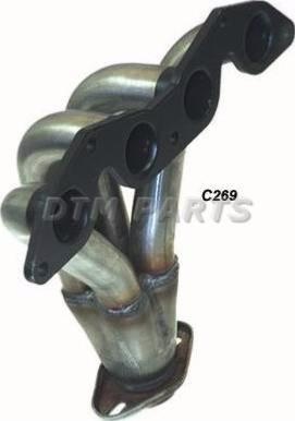 Collecteur d\'�chappement inox Honda Civic 1,6l 16v 110cv VTEC
