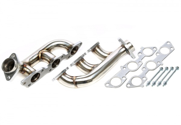 Collecteur d\'�chappement inox Mercedes 190E W201 2,6l / W124 300E 300CE