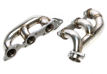 Collecteur d\'échappement inox Mercedes 190E W201 2,6l / W124 300E 300CE