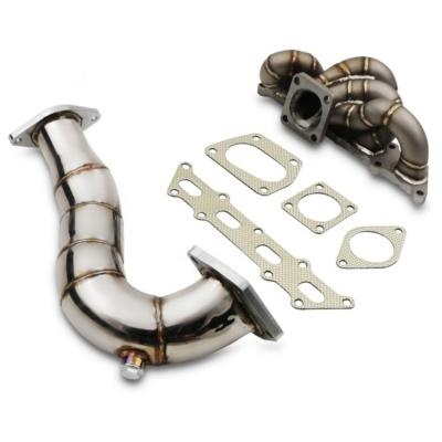 Collecteur inox gros conduits V4 + downpipe - Fiat 500 Abarth 1,4l Turbo