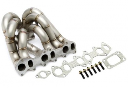 Collecteur inox gros conduits V4 pour turbo VW Golf 3 VR6 / Corrado VR6