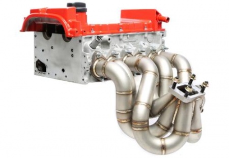 Collecteur inox gros conduits V4 pour turbo VW Golf 3 VR6 / Corrado VR6