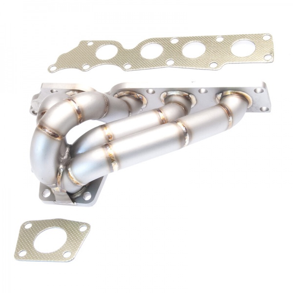Collecteur inox gros conduits V4 pour turbo VW Golf R32 / Audi A3 3,2l V6