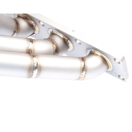 Collecteur inox gros conduits V4 pour turbo VW Golf R32 / Audi A3 3,2l V6