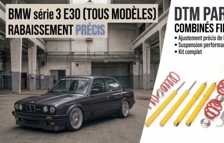 Combin&eacute;s filet&eacute;s BMW S&eacute;rie 3 E30 (jambe de force 45mm)