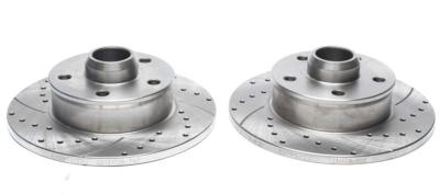 Disques arri�re rainur�s per��s 226x9,9mm pour VW Corrado VR6 / Vento / Passat 35i