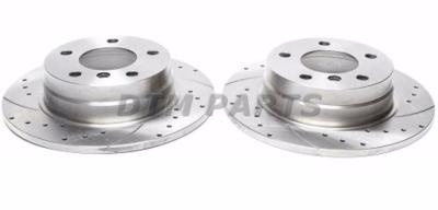 Disques arri�res rainur�s per��s 280x10mm pour BMW E36 + E46