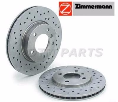 Disques avant per��s ZImmermann BMW E34 520i, 525i, 530i, 535i