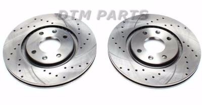 Disques avant rainur�s per��s 283x22mm pour Peugeot / Citroen