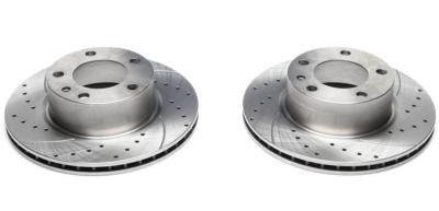 Disques avant rainur�s per��s 284x22mm pour BMW s�rie 5 E28 / s�rie 6 E24