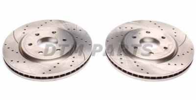 Disques avant rainur�s per��s 295,5x28mm pour Nissan Navara / pathfinder