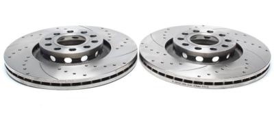 Disques avant rainur�s per��s 312x25
