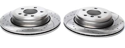 Disques avant rainur�s per��s 328x30mm pour Jeep Grand Cherokee WJ, WG, WH, WK