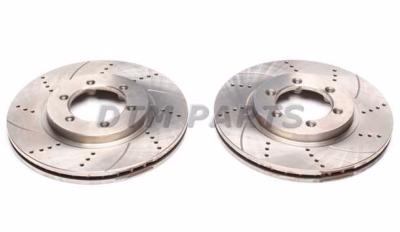 Disques avant rainur�s per��s pour Ssangyong 278x23,8mm