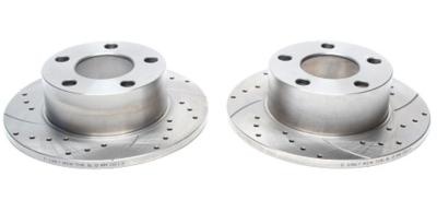 Disques de frein arri�re rainur�s per��s 245x10 pour Skoda Superb Vw passat