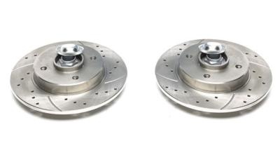 Disques de frein arri�re rainur�s per��s 249x9 pour Peugeot