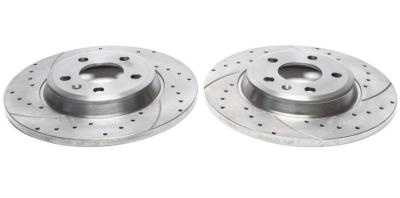 Disques de frein arri�re rainur�s per��s 259x10mm pour Mini R50 / R53