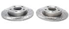 Disques de frein arrière rainurés perçés 264x10 pour Opel Astra H