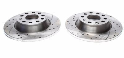Disques de frein arri�re rainur�s per��s 291x9 pour Nissan Juke Nismo