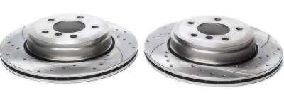 Disques de frein arri�re rainur�s per��s 320x20mm pour BMW E60/E61