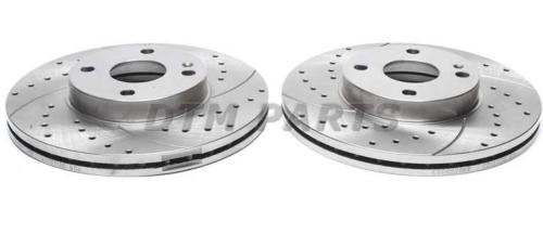 Disques de frein avant rainur�s per��s 239x15mm pour VW Lupo 1.2l TDI