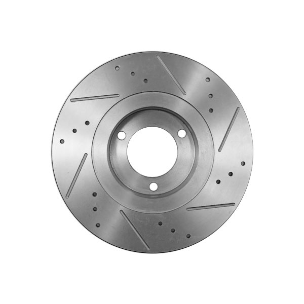 Disques de frein avant rainur�s per��s 241x10 pour Samba Rallye, 104 ZS, Visa chrono