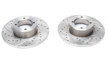 Disques de frein avant rainur�s per��s 246x12,6 pour Opel