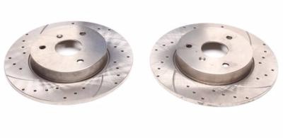 Disques de frein avant rainur�s per��s 280mm pour Smart Fortwo + Roadster + Brabus