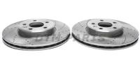 Disques de frein avant rainur�s per��s 290x22mm pour Mazda MX5 NC