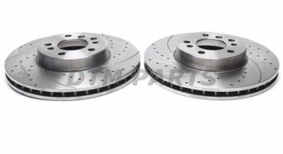 Disques de frein avant rainur�s per��s 312x25mm pour VW Golf 8