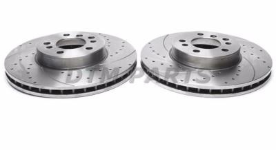 Disques de frein avant rainur�s per��s 345x30mm pour Audi S3 8P