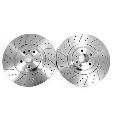 Disques de frein avant rainur�s per��s 380x36 pour Audi A8 D4