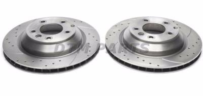 Disques de frein avant rainurés perçés pour BMW 348x30mm