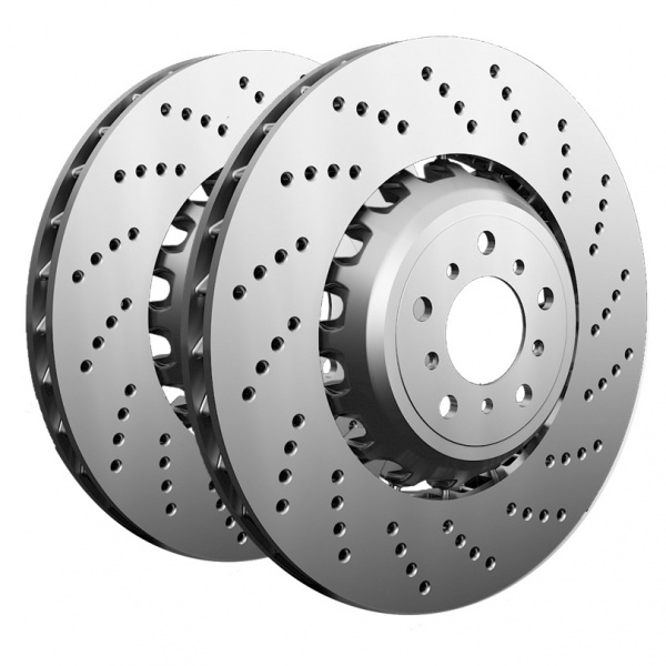 Disques de frein avant sport per��s 400x38 pour Audi S8 D4