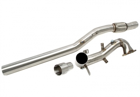 Downpipe + D&eacute;cata inox Audi A1 1,4l TFSI / VW Polo 6R 1,4l