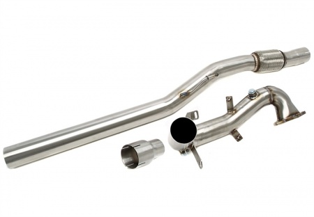 Downpipe + D&eacute;cata inox Audi A1 1,4l TFSI / VW Polo 6R 1,4l