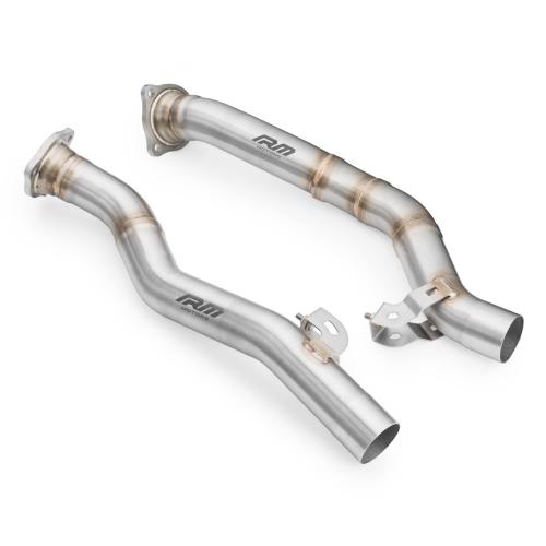 Downpipe + d�cata inox Porsche Cayenne 958 Turbo / Turbo S